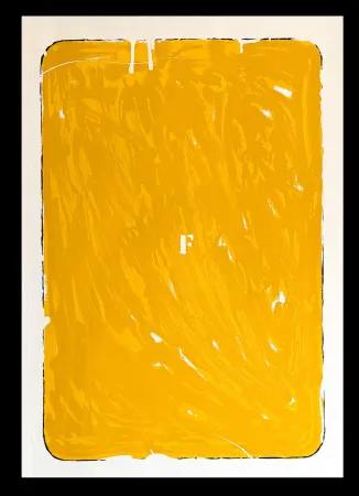 Сериграфия Schifano - Mario Schifano (1934–1998) - Monochrome - Materic serigraphy with enamels on cardboard - 1975