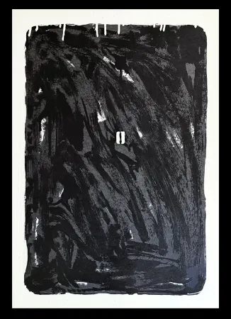 Сериграфия Schifano - Mario Schifano (1934–1998) - Monochrome - Materic serigraphy with enamels on cardboard - 1975