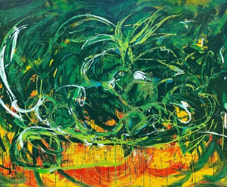 Сериграфия Schifano - Mario Schifano (1934–1998) – Natura – Enamel screen printing, 38-colour printing on Magnani di Pescia paper – 1988