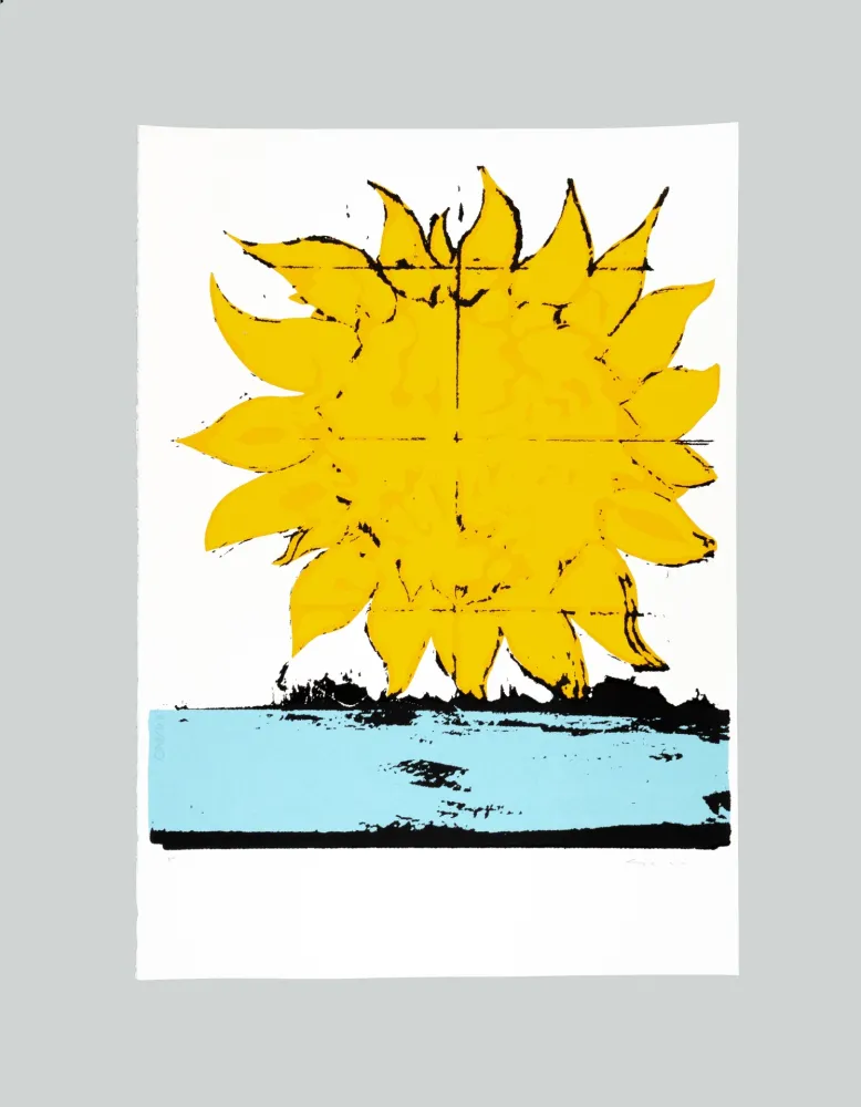 Сериграфия Schifano - O sole mio