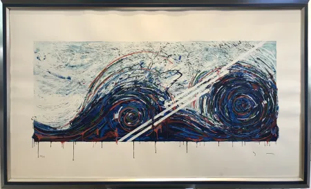 Сериграфия Schifano - Onda neonata