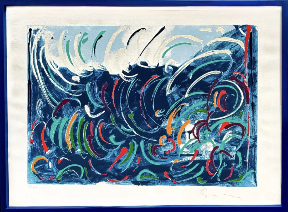Сериграфия Schifano - Onde (Waves)