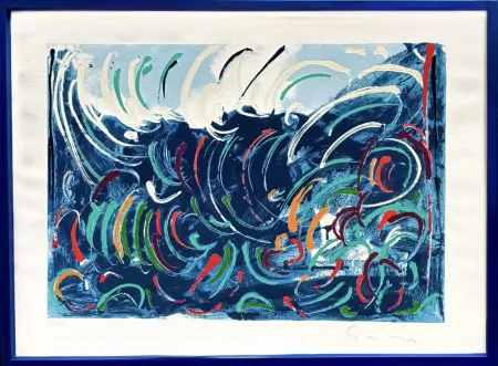 Сериграфия Schifano - Onde (Waves)