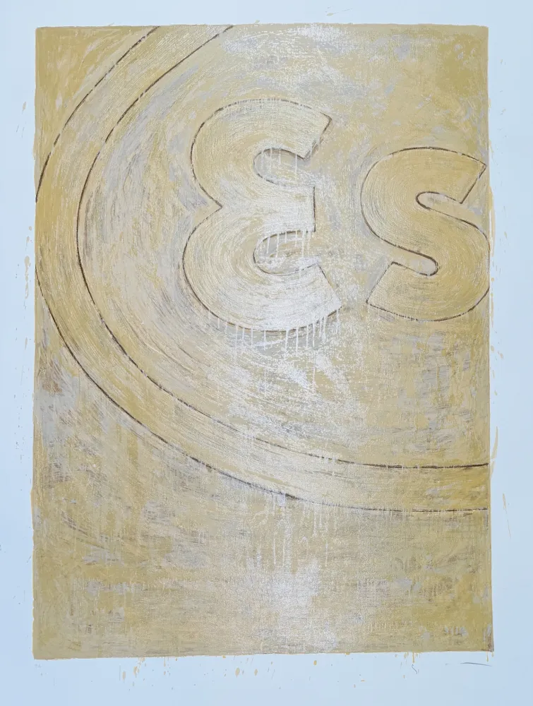 Сериграфия Schifano - Propaganda (particolare)