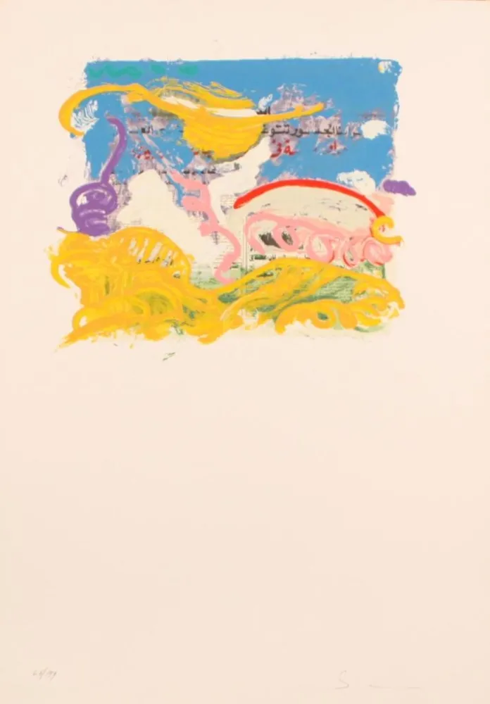 Сериграфия Schifano - SENZA TITOLO