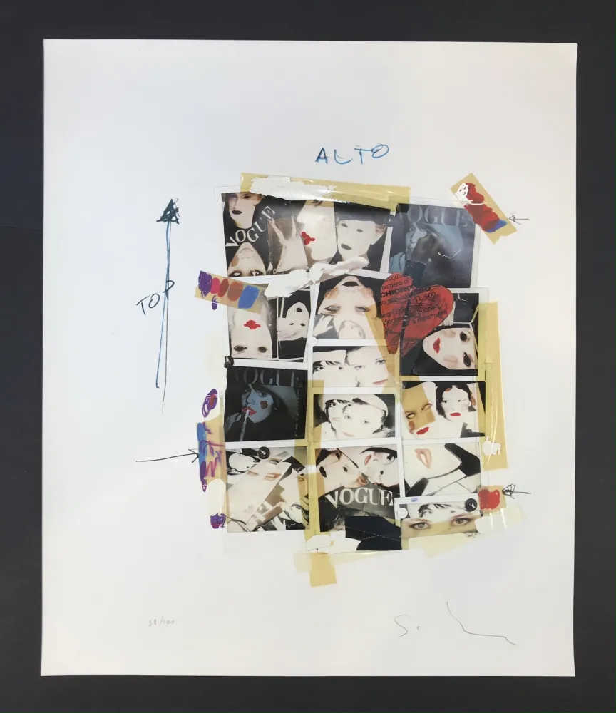 Многоэкземплярное Произведение Schifano - Untitled 