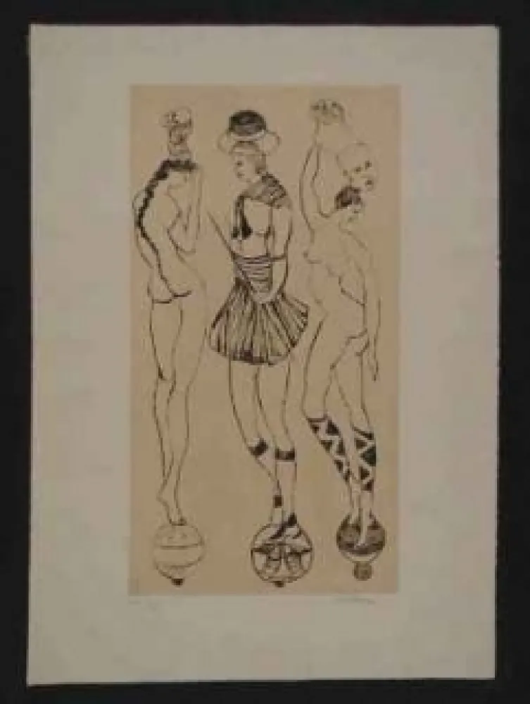 Акватинта Schleime - Sans titre