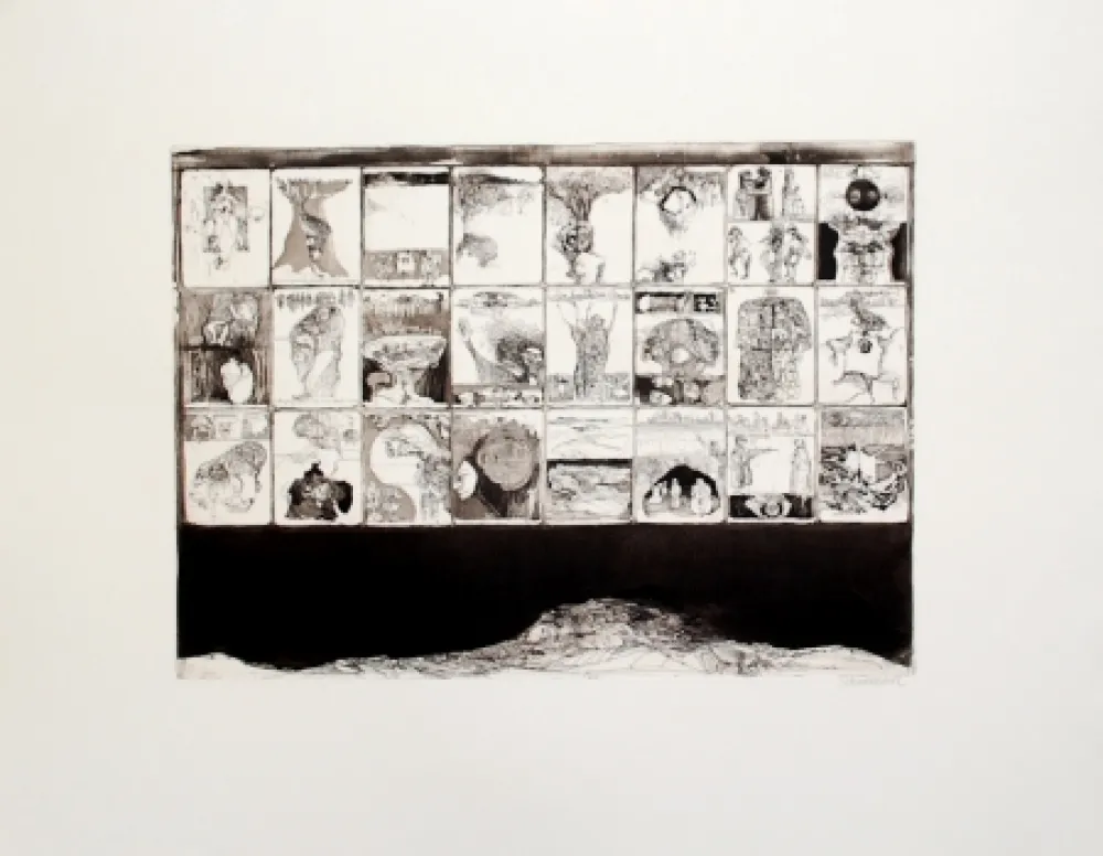 Гравюра Schmeisser - Skizzen zu Josephus / Sketches for Josephus