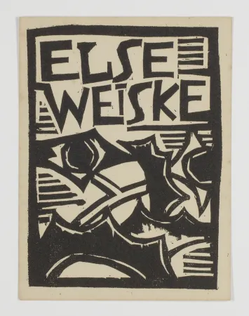 Гравюра На Дереве Schmidt-Rottluff - Exlibris Else Weiske