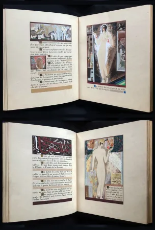 Иллюстрированная Книга Schmied - J.-C. Mardrus : HISTOIRE CHARMANTE DE L'ADOLESCENTE SUCRE D'AMOUR (1927).