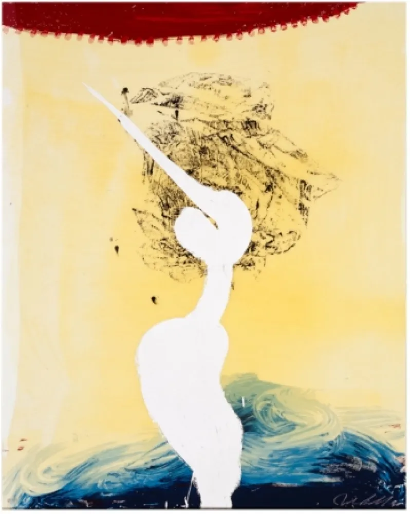 Сериграфия Schnabel - Bandini (His Foe Pursued)