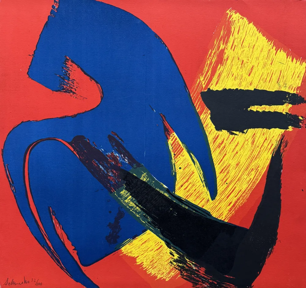 Литография Schneider - Composition, 1980