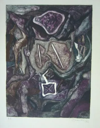 Литография Schoendorff - Sans titre