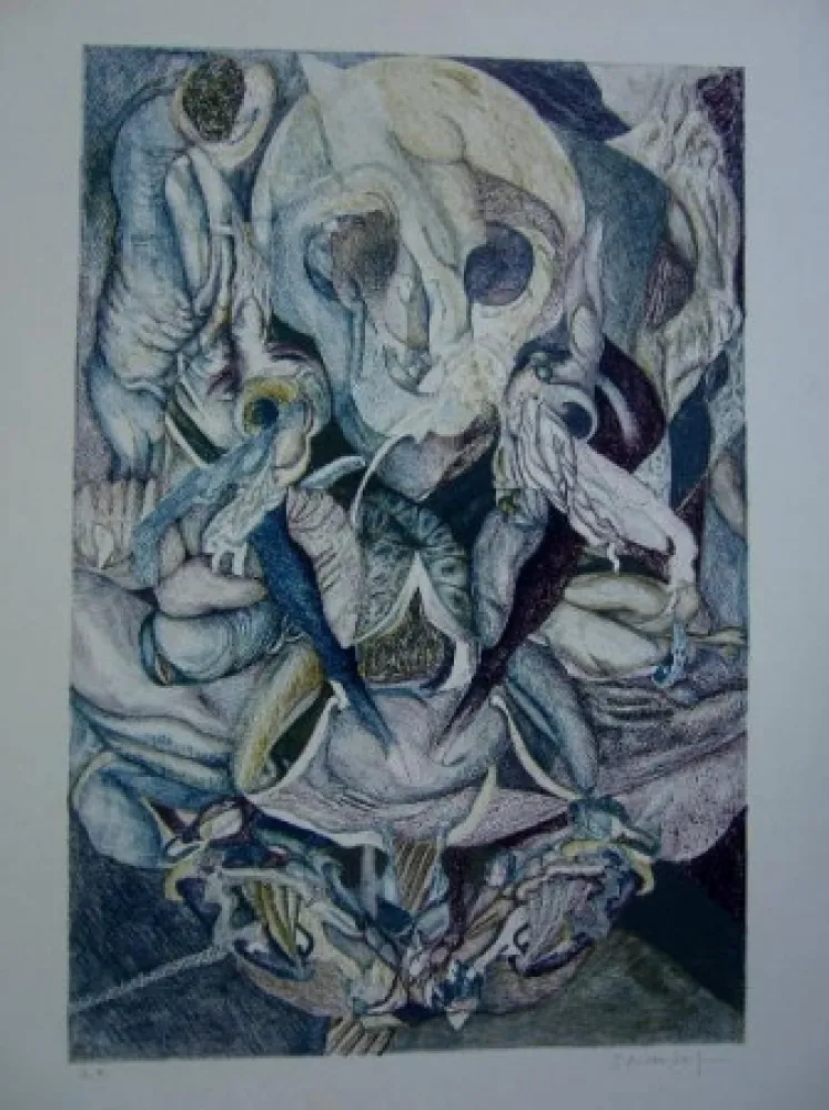 Литография Schoendorff - Sans titre