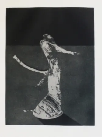 Гравюра Scholder - Mystery Portrait in Barcelona 1