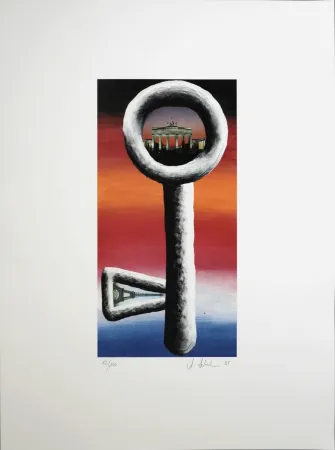 Литография Schulze - La Clef, 1995 - Hand-signed!