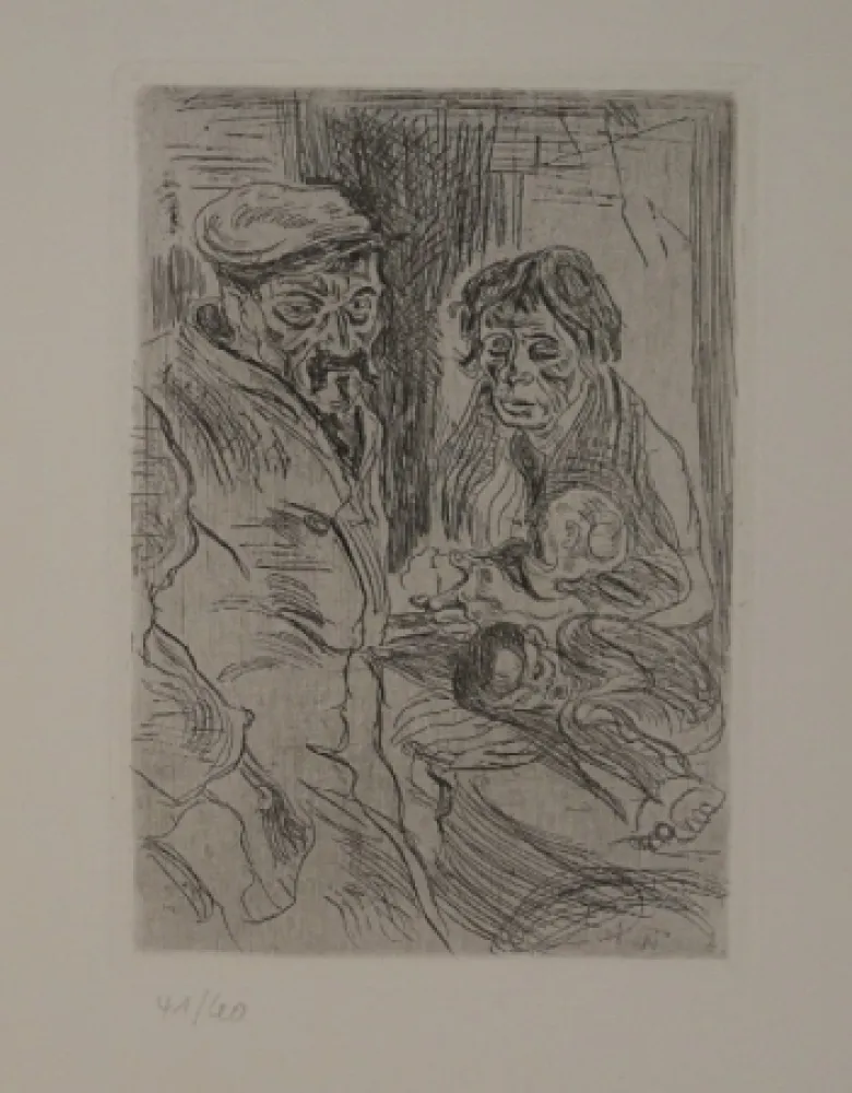 Офорт Schürch - Familie