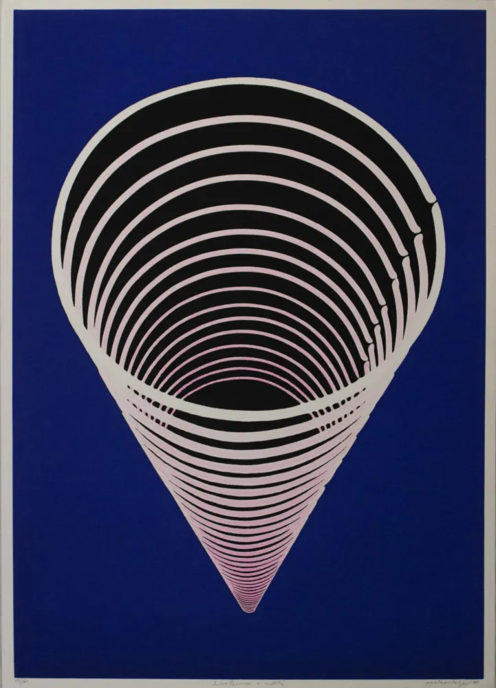 Линогравюра Scirpa - Untitled