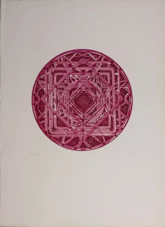 Офорт И Аквитанта Scirpa - Untitled