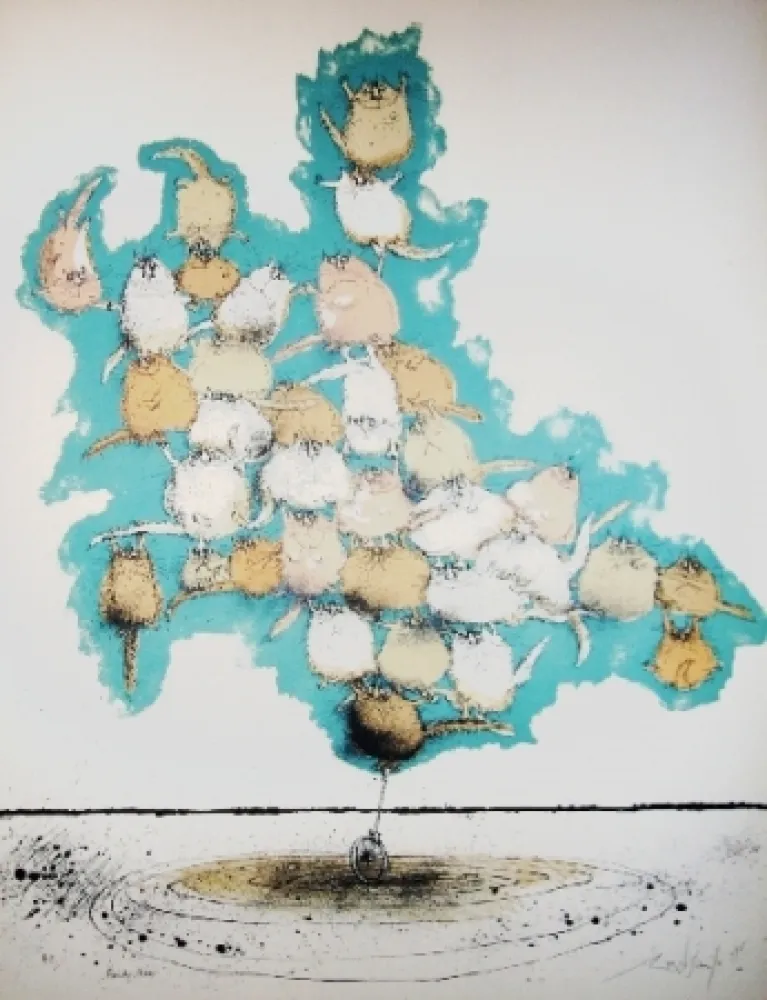 Литография Searle - Family Man