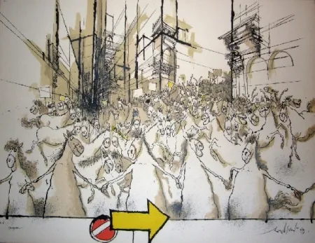 Литография Searle - Horsepower