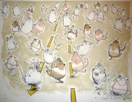 Литография Searle - Joggers