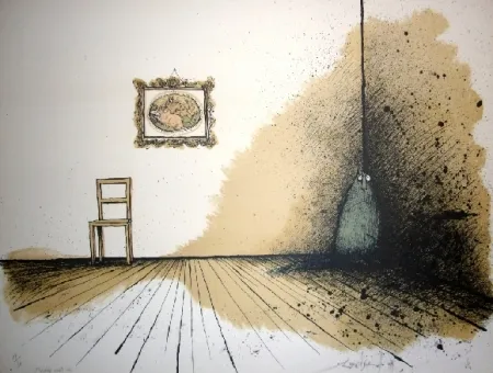 Литография Searle - Nobody wants me