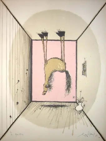 Литография Searle - Pegasus returns