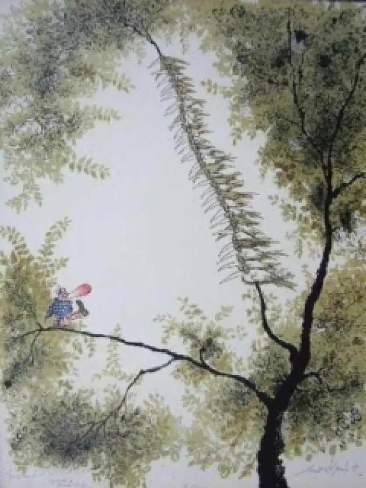 Литография Searle - The clown