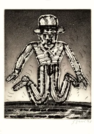 Офорт И Аквитанта Segui - Autoportrait 