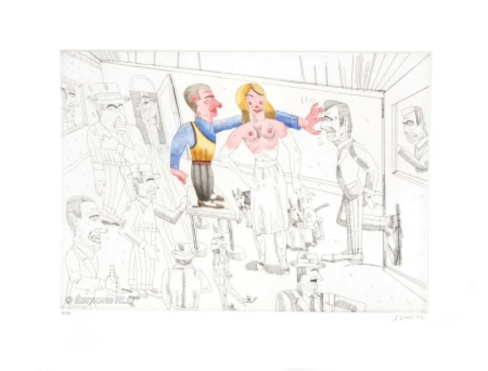 Офорт И Аквитанта Segui - Bochincheros