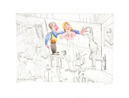 Офорт И Аквитанта Segui - Bochincheros