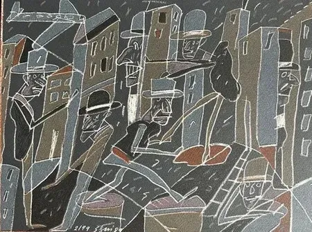 Литография Segui - Composition