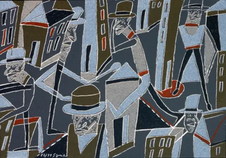 Литография Segui - Le froid bleu des contre nuits 7