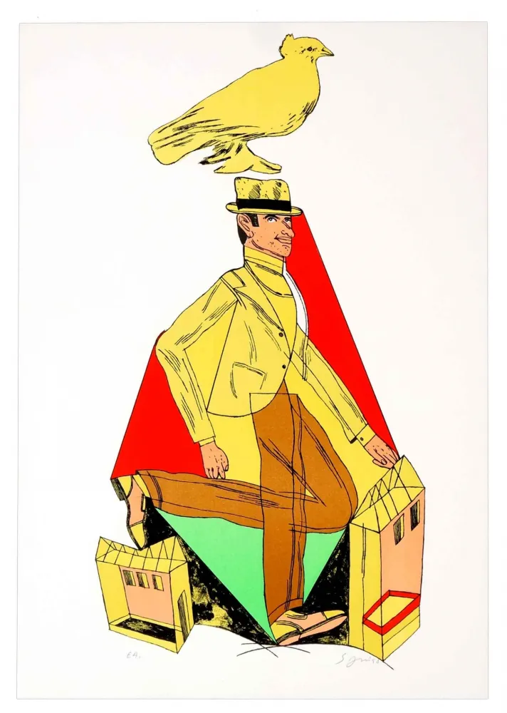 Литография Segui - Pigeon