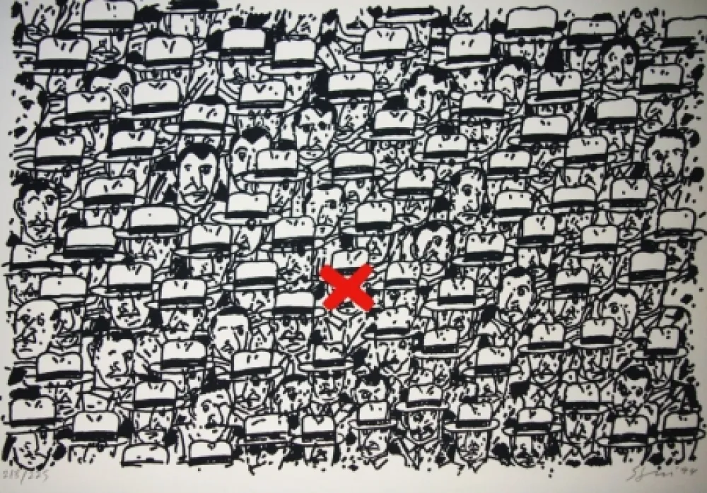 Литография Segui - Pour le peuple africain