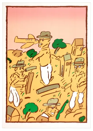 Литография Segui - Salon de Mai