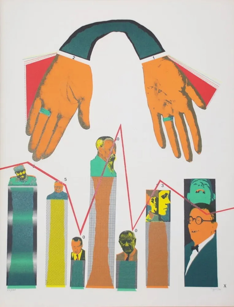 Литография Segui - Sans Démagogie