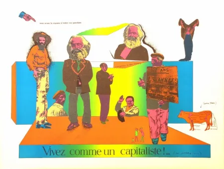 Литография Segui - Sans Démagogie