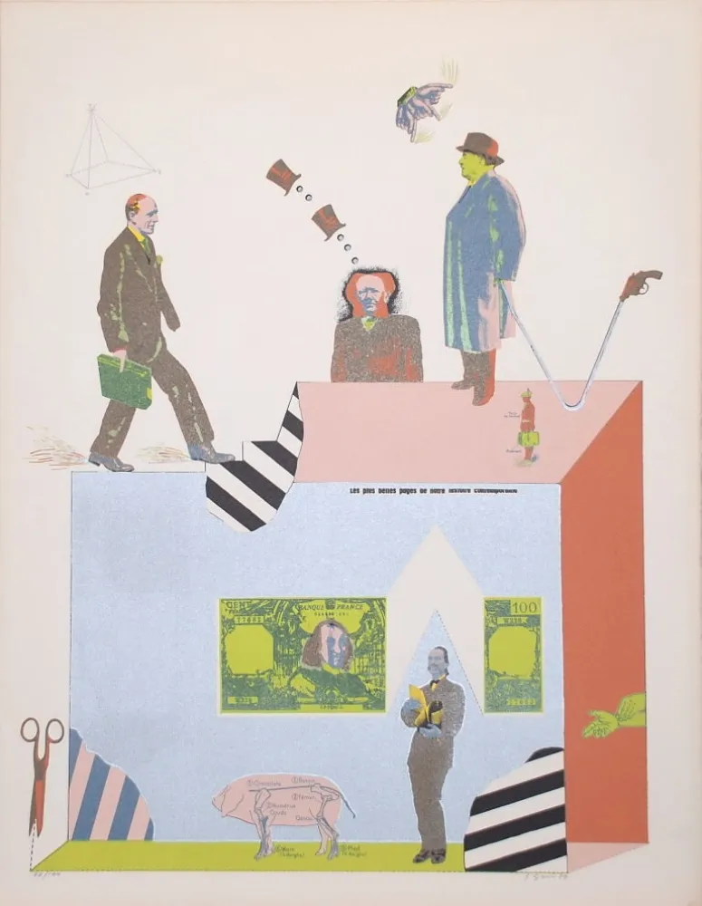 Литография Segui - Sans Démagogie