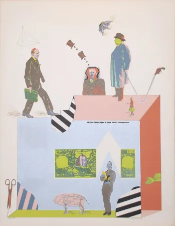 Литография Segui - Sans Démagogie