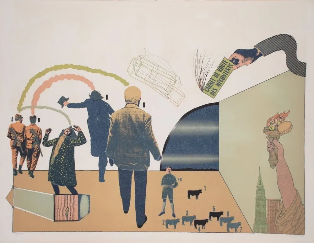 Литография Segui - Sans Démagogie