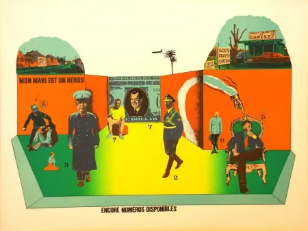 Литография Segui - Sans Démagogie