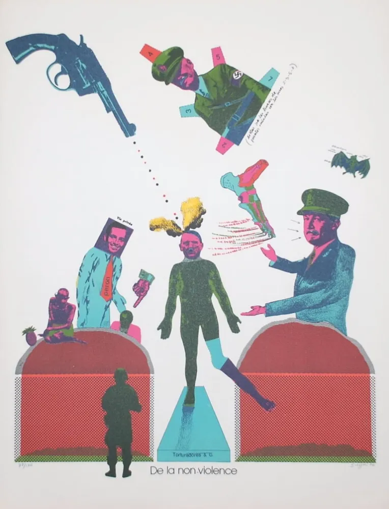 Литография Segui - Sans Démagogie