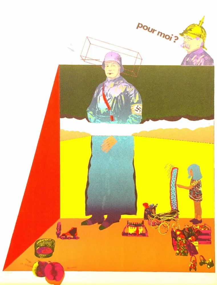 Литография Segui - Sans Démagogie