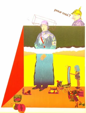 Литография Segui - Sans Démagogie