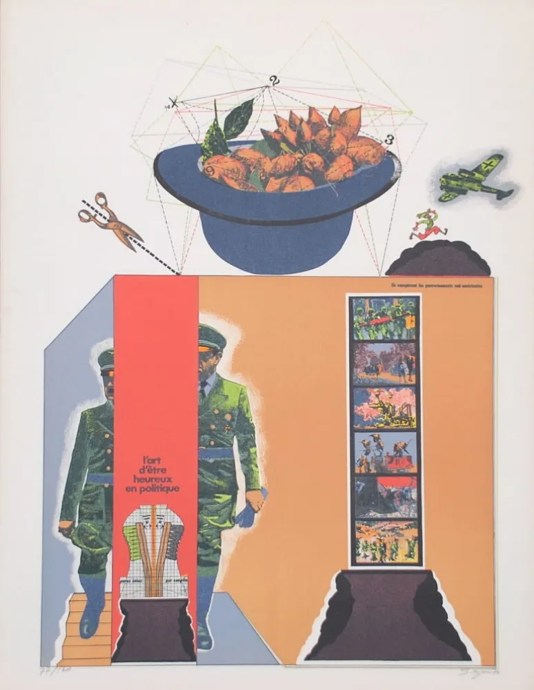 Литография Segui - Sans Démagogie