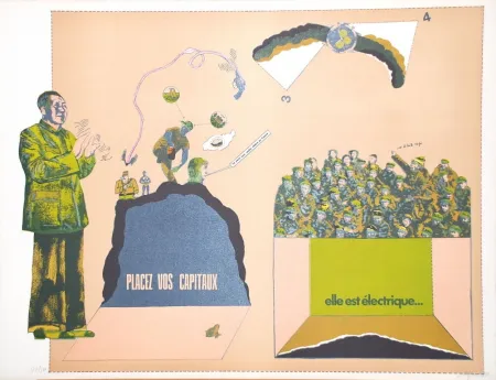 Литография Segui - Sans Démagogie