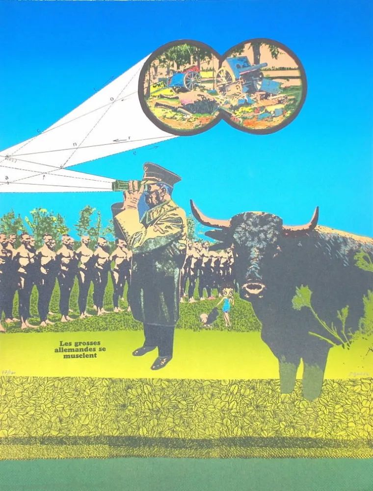 Литография Segui - Sans Démagogie