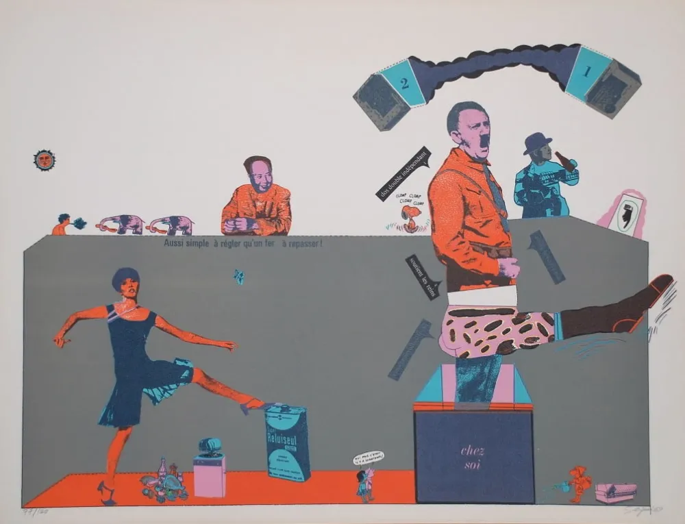 Литография Segui - Sans Démagogie